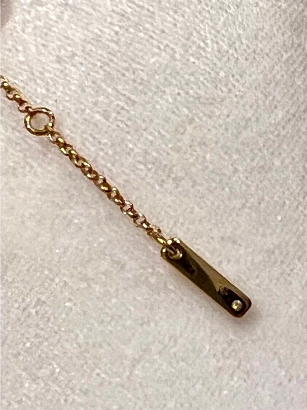 Nine West Gold Long Pendant Necklace with Leopard Ring Accent - Picture 6 of 7